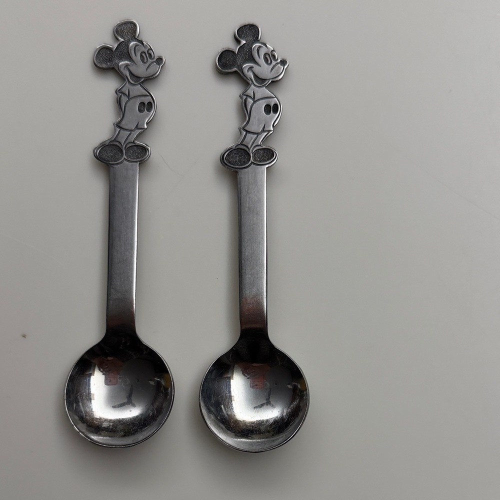 Mickey Mouse Silver Spoons